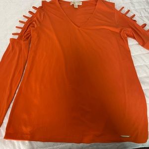 Orange MK blouse